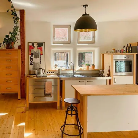 Loft Above Stables With Donkeys By Burgwald *