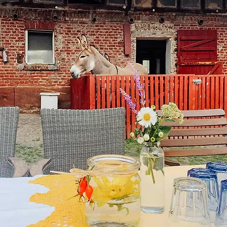 Apartamento Loft Above Stables With Donkeys By Burgwald